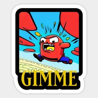 Gimme Monster Sticker